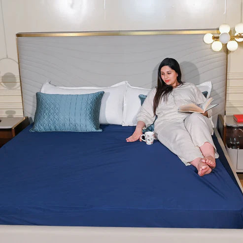 Brown Color Mattress Protector