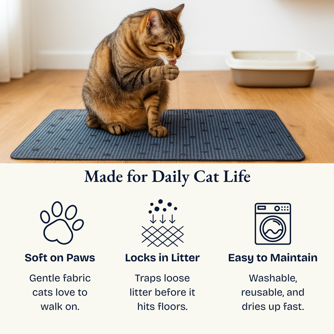 Cat Mats Blue