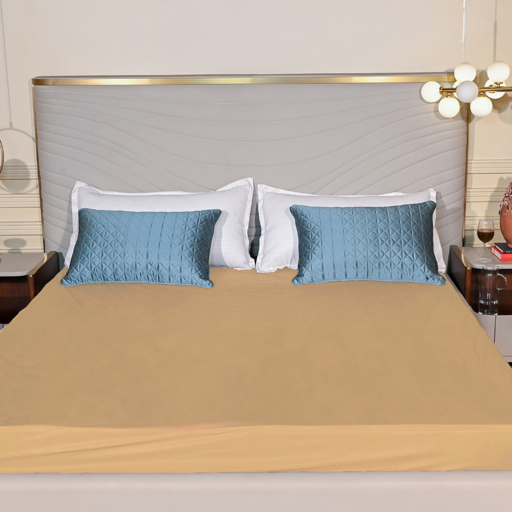 Lycra Camel Mattress Protector