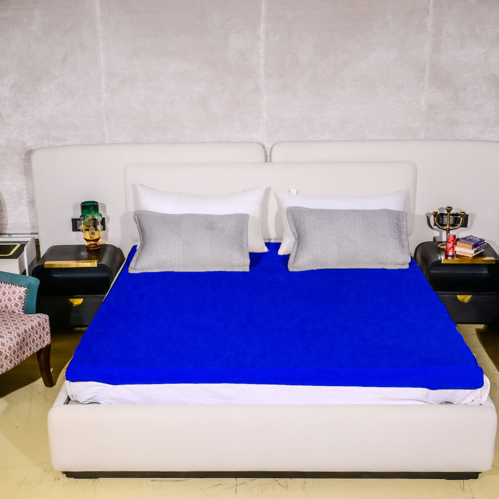 Navy Blue Mattress Protector