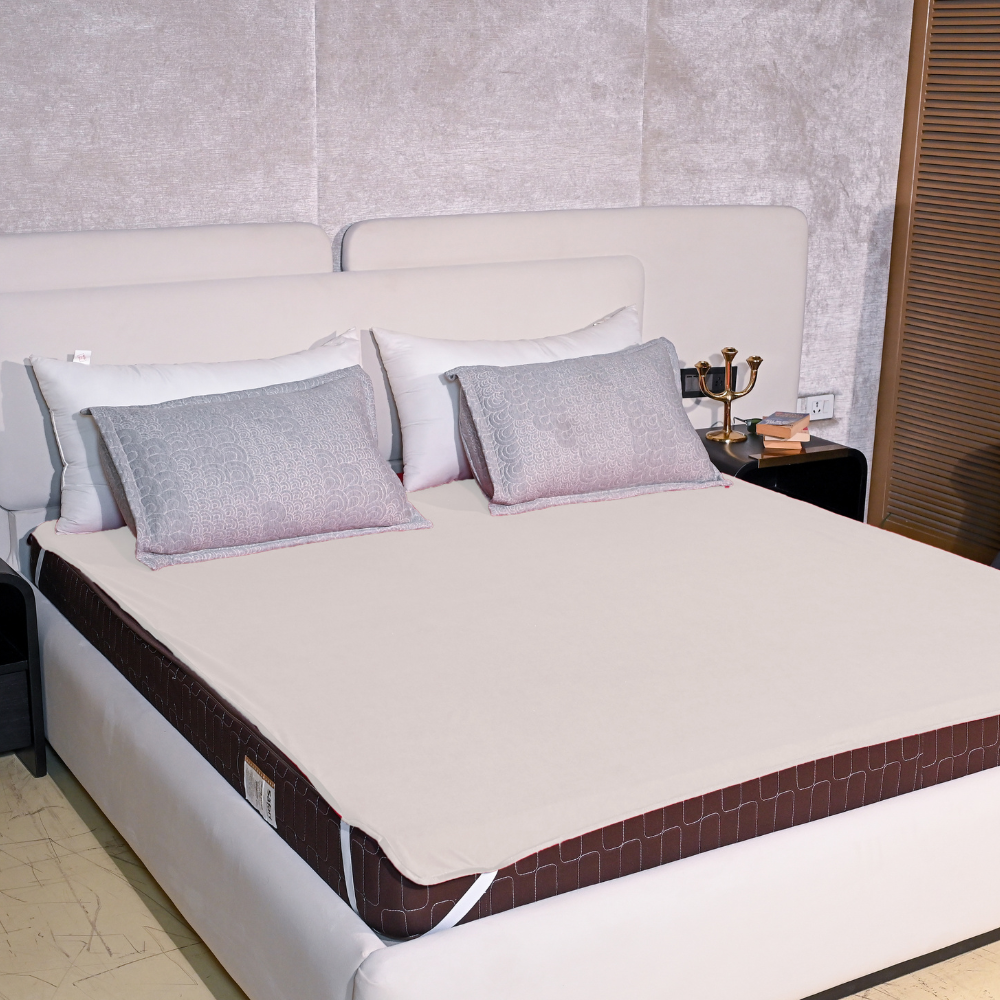 Terry White Mattress Protector