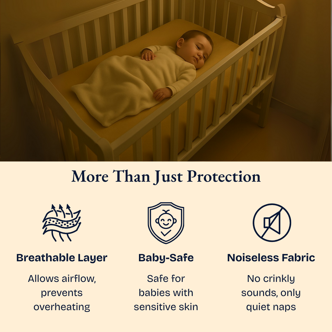 Crib Mattress Protector Camel