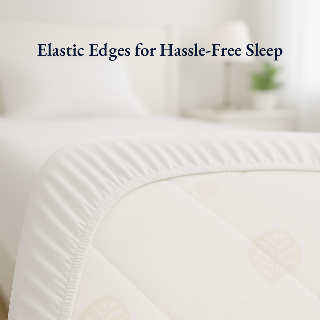 Crib Mattress Protector White