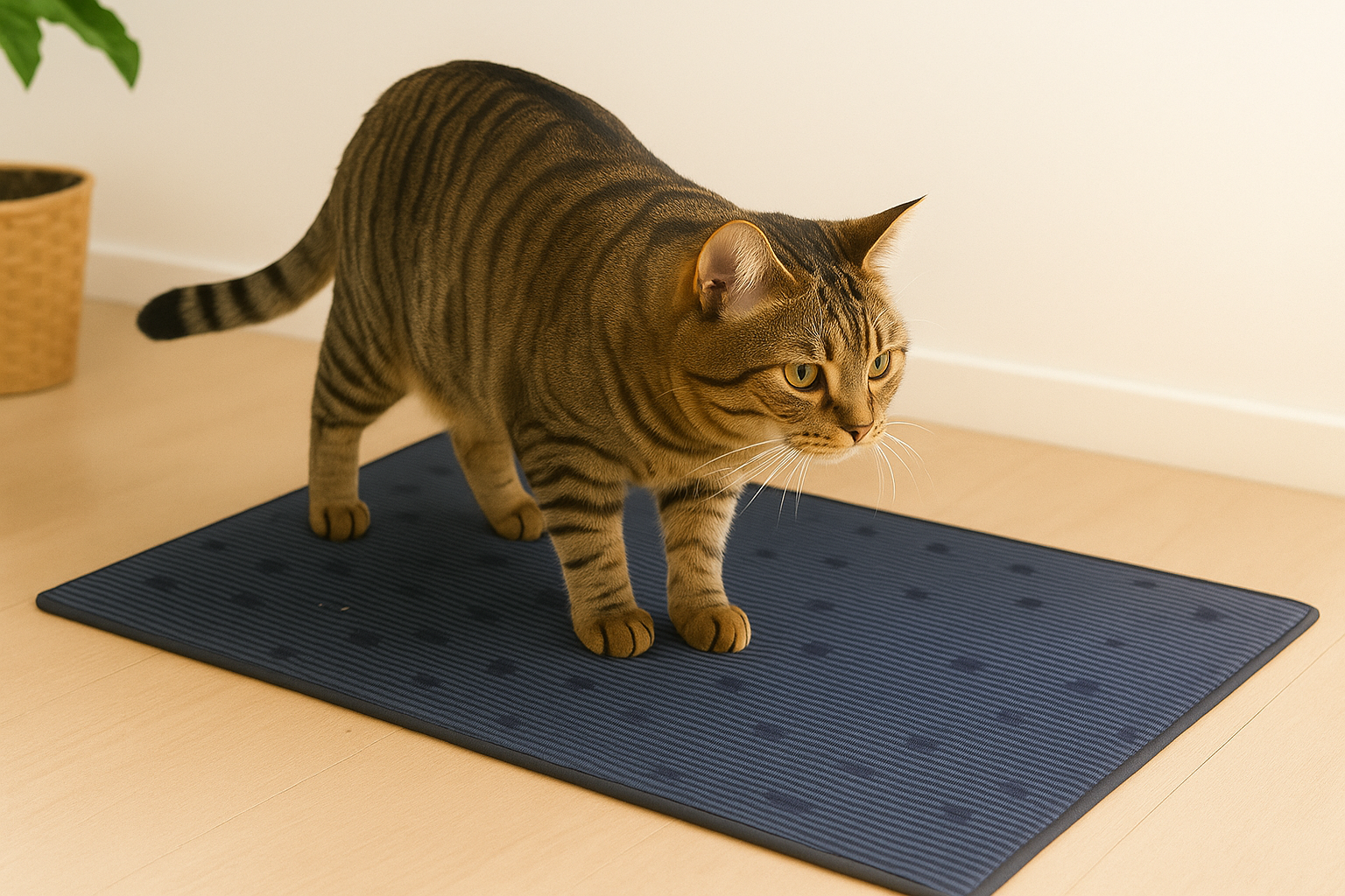 Say goodbye to litter trails across the house. Place the mat under your cat’s litter box to trap stray grains, absorb any drips, and keep the area tidy — no more constant sweeping.