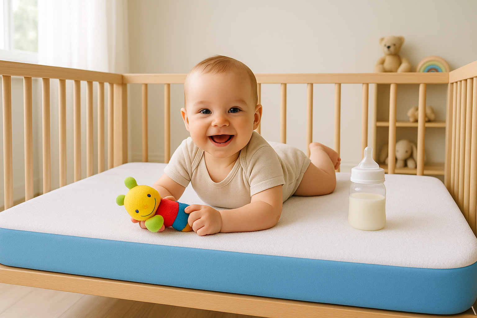Use it during bottle-feeding, nursing, or tummy time to protect against milk dribbles and messes. It’s easy to clean, so you can handle little accidents without interrupting your routine.