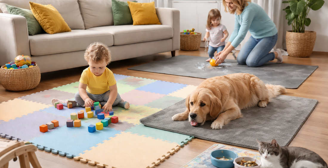 Why Every Home With Kids or Pets Should Have Multiple Protective Mats