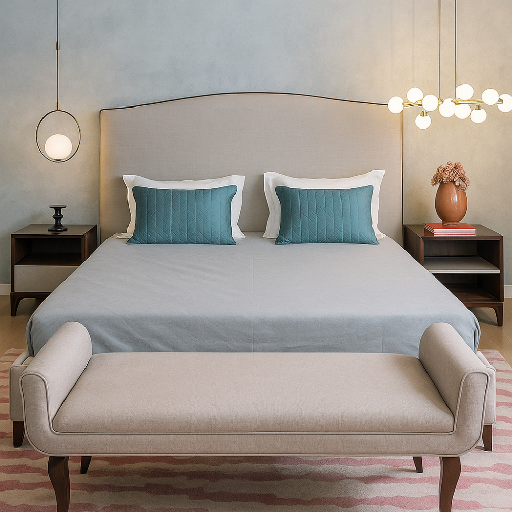 Lycra Grey Mattress Protector