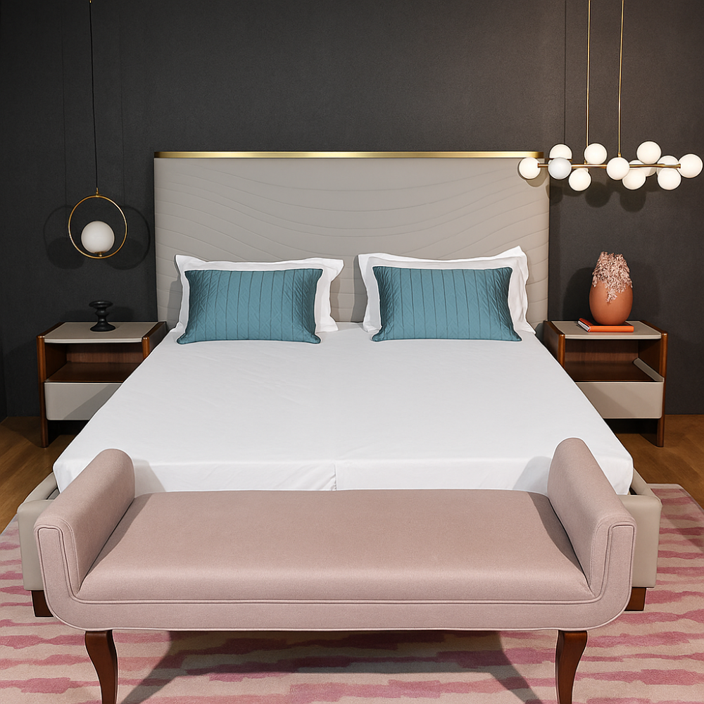 Lycra White Mattress Protector