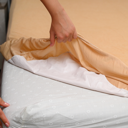 Lycra Camel Waterproof Mattress Protector
