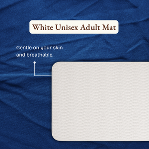 White Washable Adult Mat