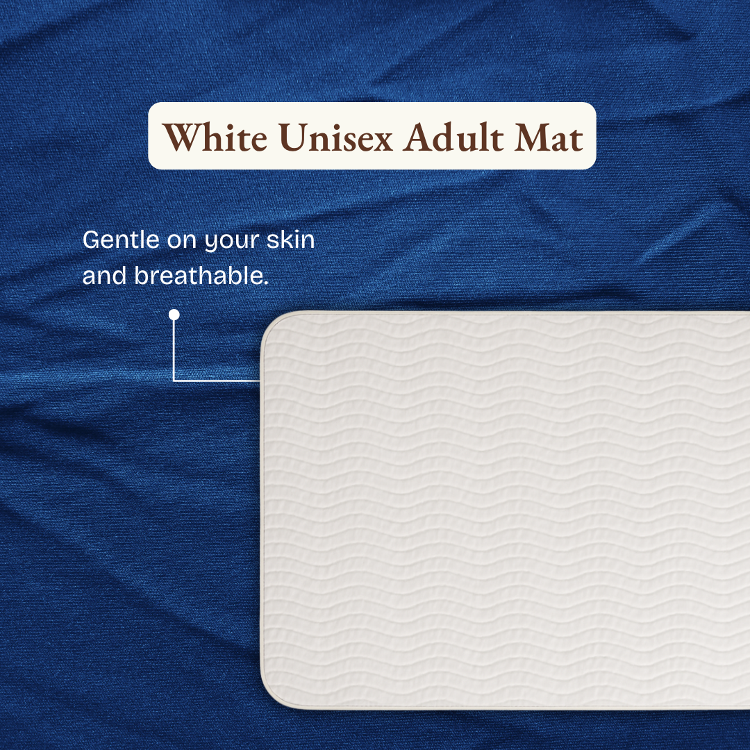 White Washable Adult Mat