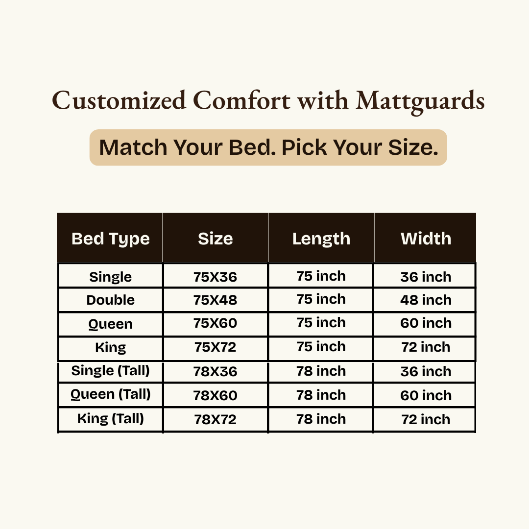Terry Elastic Dark Brown Waterproof Mattress Protector