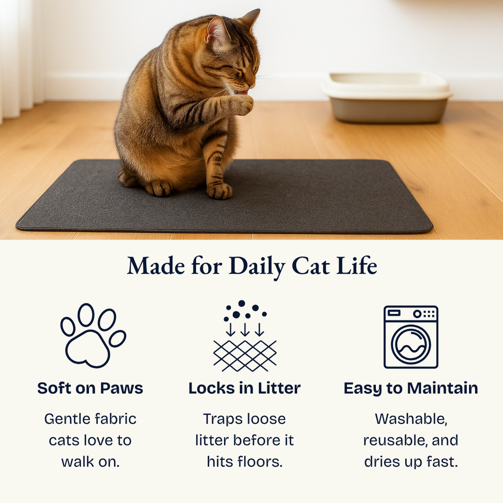 Cat Mats Black