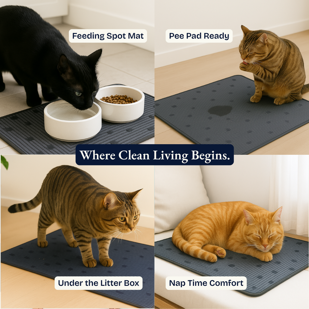 Cat Mats Blue