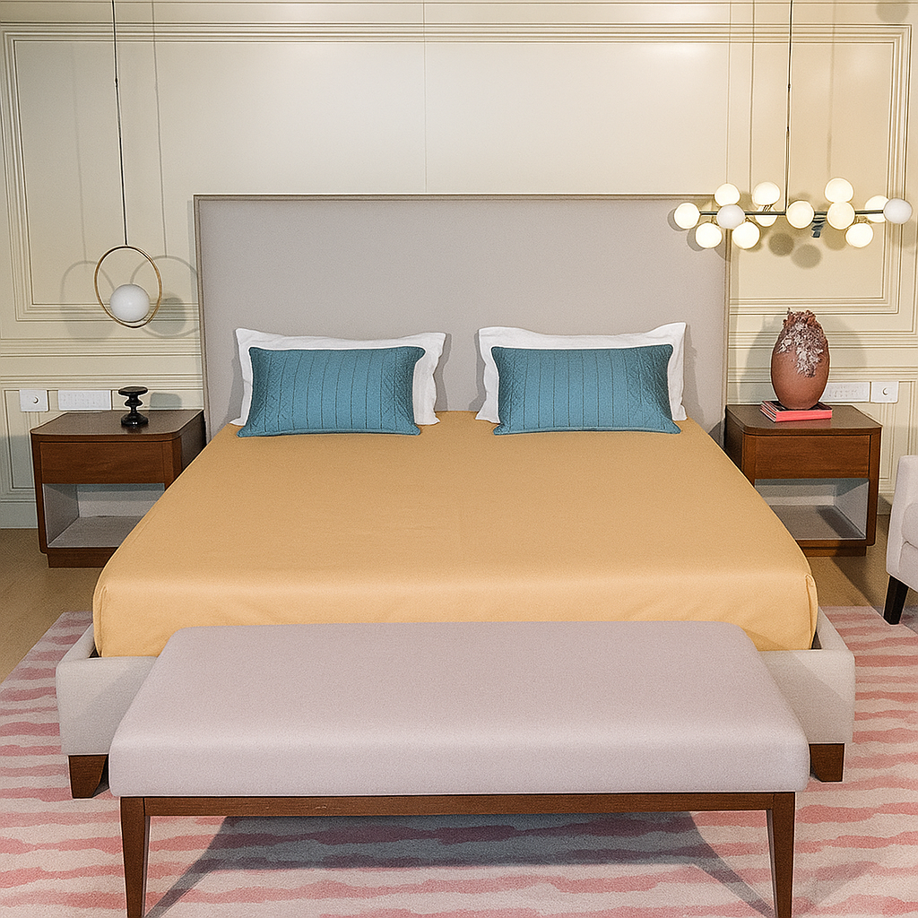 Lycra Camel Waterproof Mattress Protector