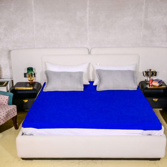 Navy Blue Mattress Protector