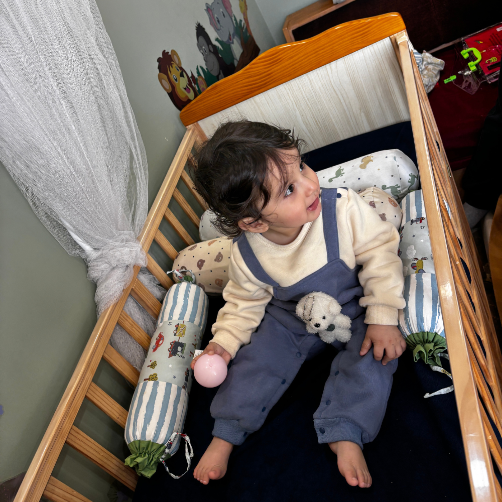 Navy Blue Crib Mattress Protector