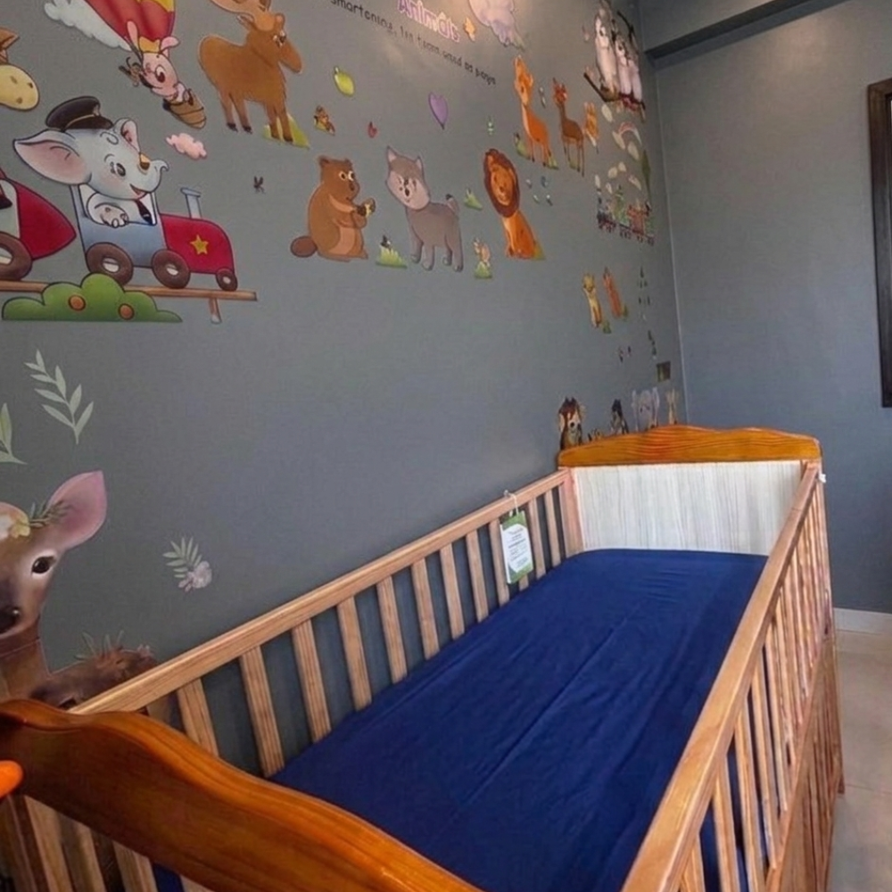 Navy Blue Crib Mattress Protector