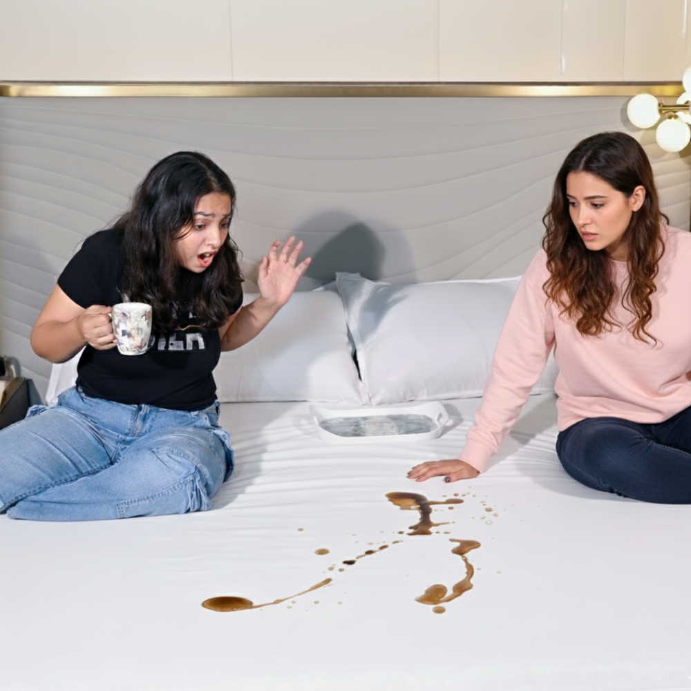 Terry White Mattress  Protector