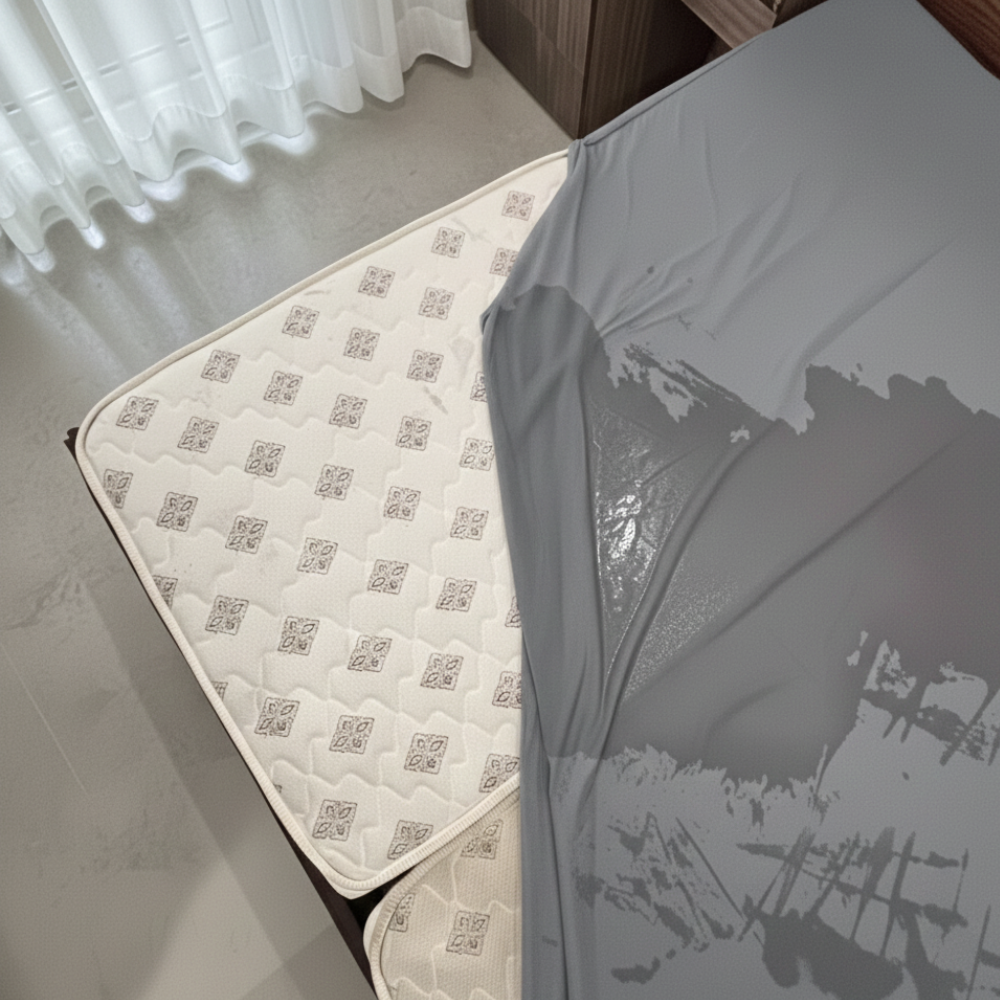 Terry White Mattress  Protector