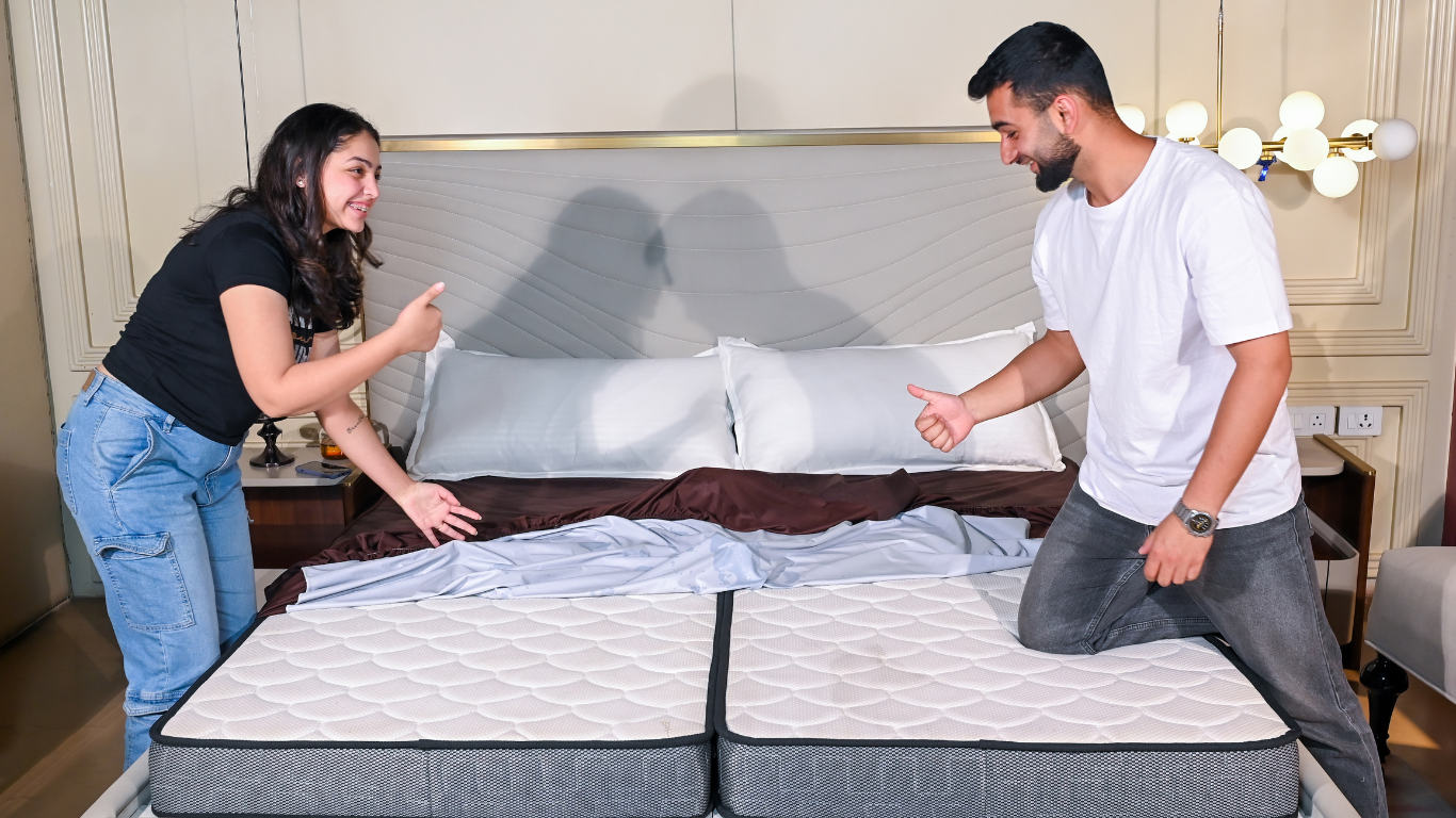 Lycra Grey Mattress Protector