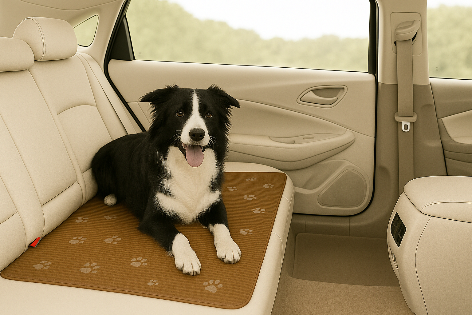 On the car seat, in a crate, or at your friend’s house — our mat keeps every spot protected wherever your pup goes. Lightweight and cut-to-fit, it’s road trip ready.