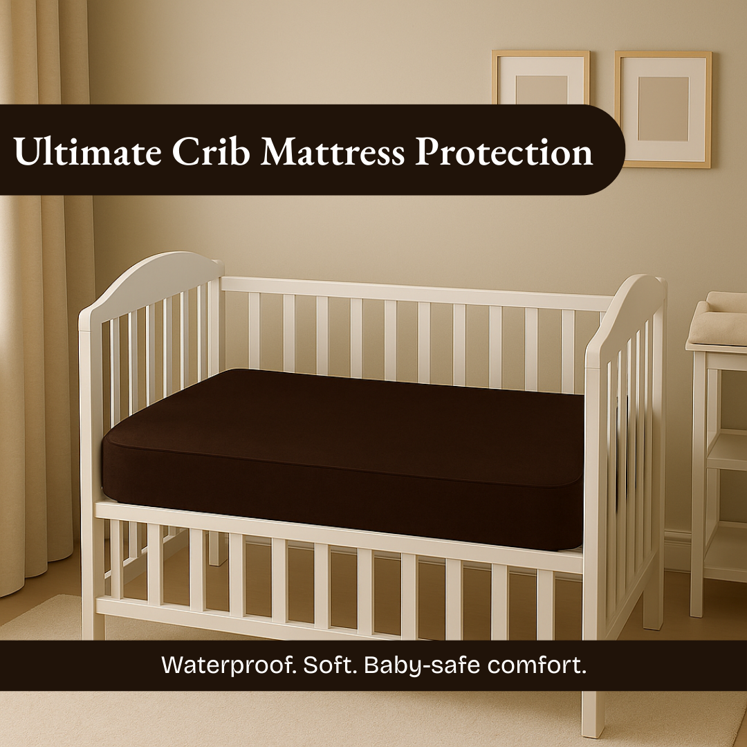 Crib Mattress Protector Camel
