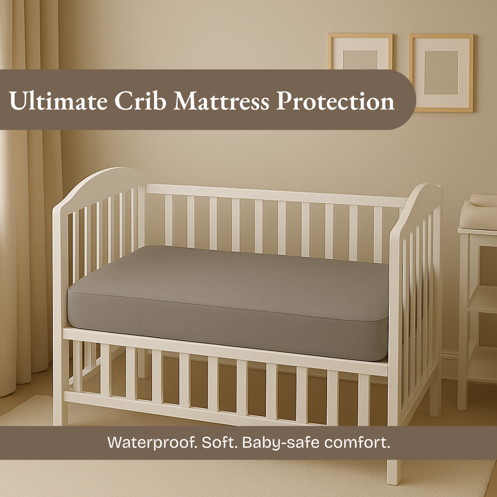 Crib Mattress Protector Camel