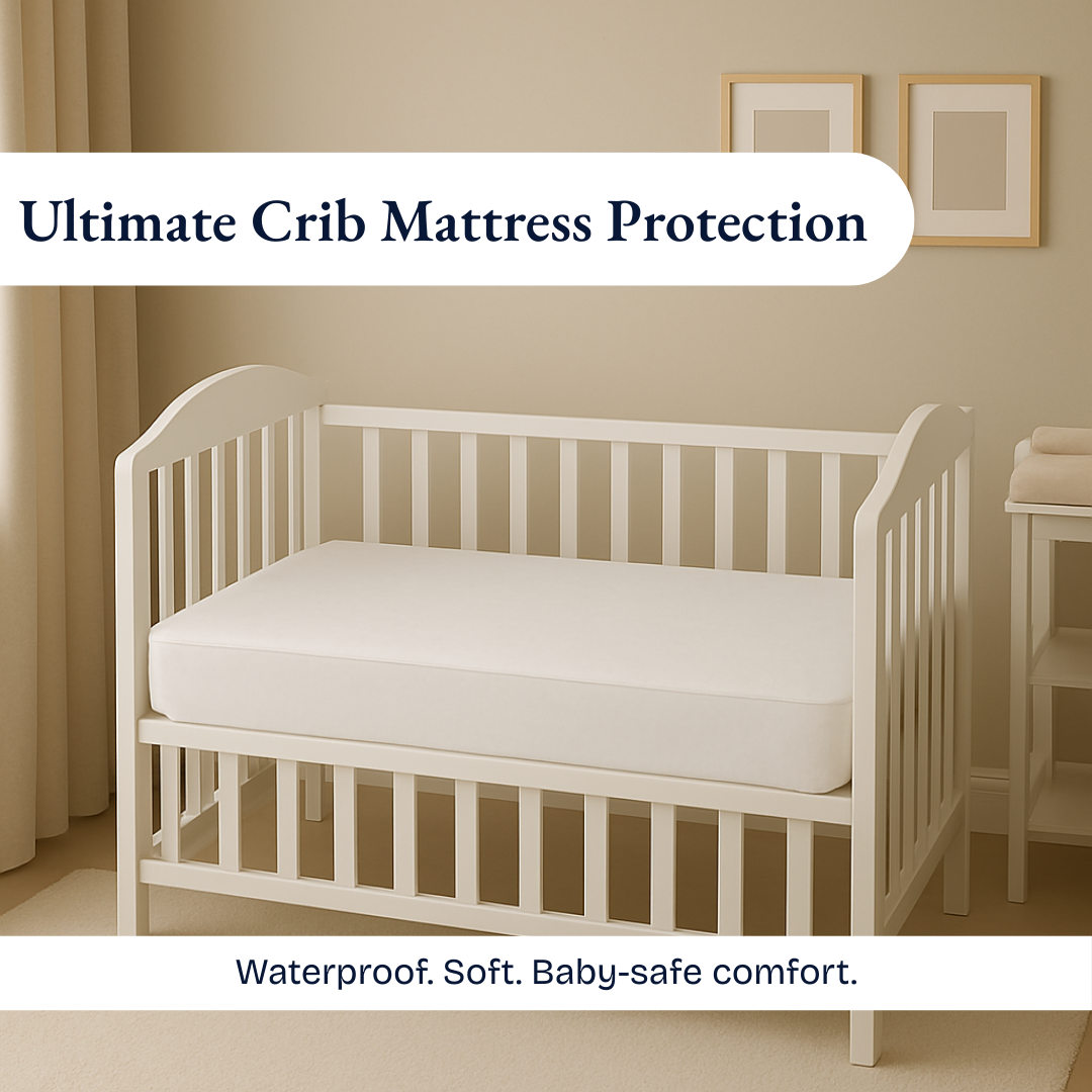 Crib Mattress Protector White