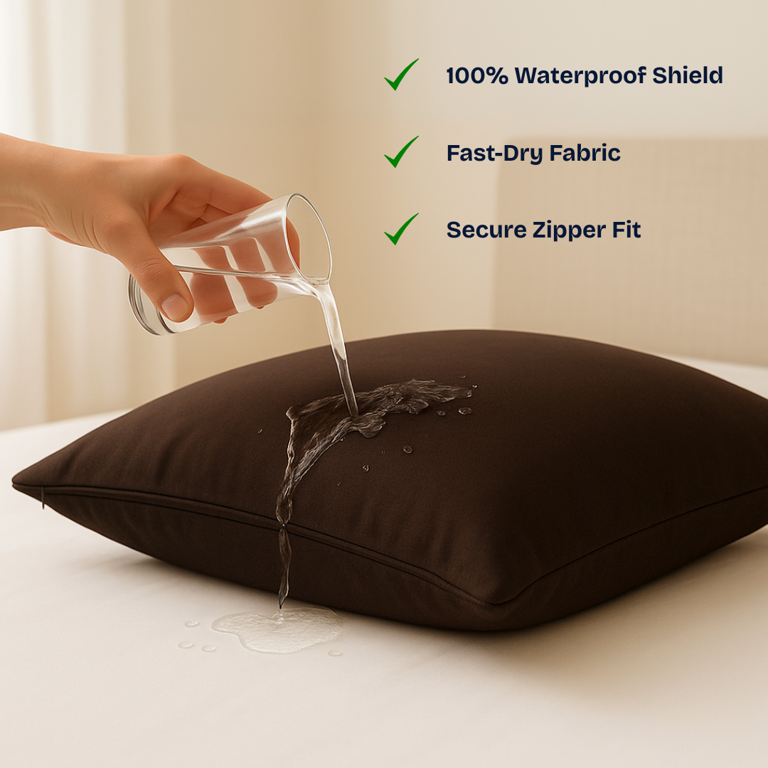 Pillow Protector Dark Brown