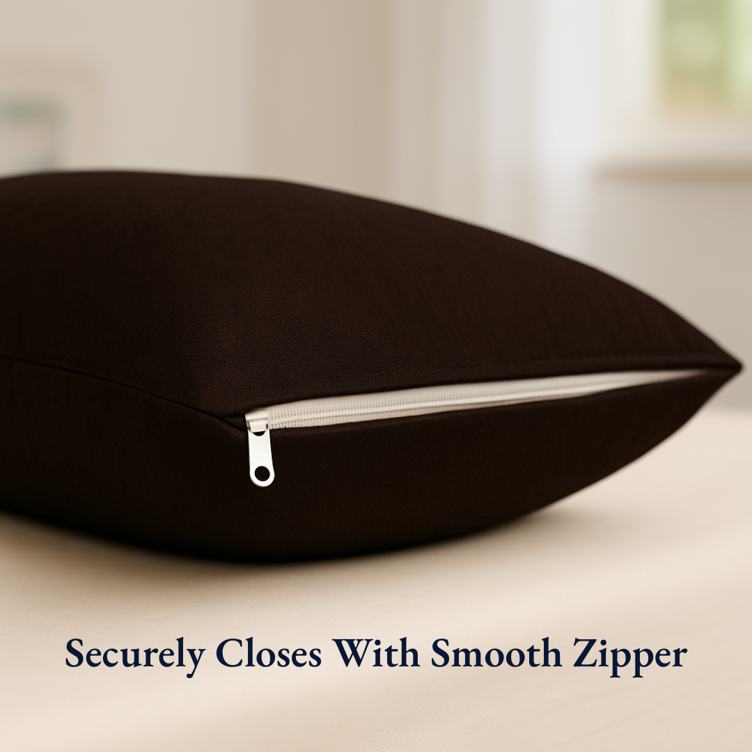 Pillow Protector Dark Brown