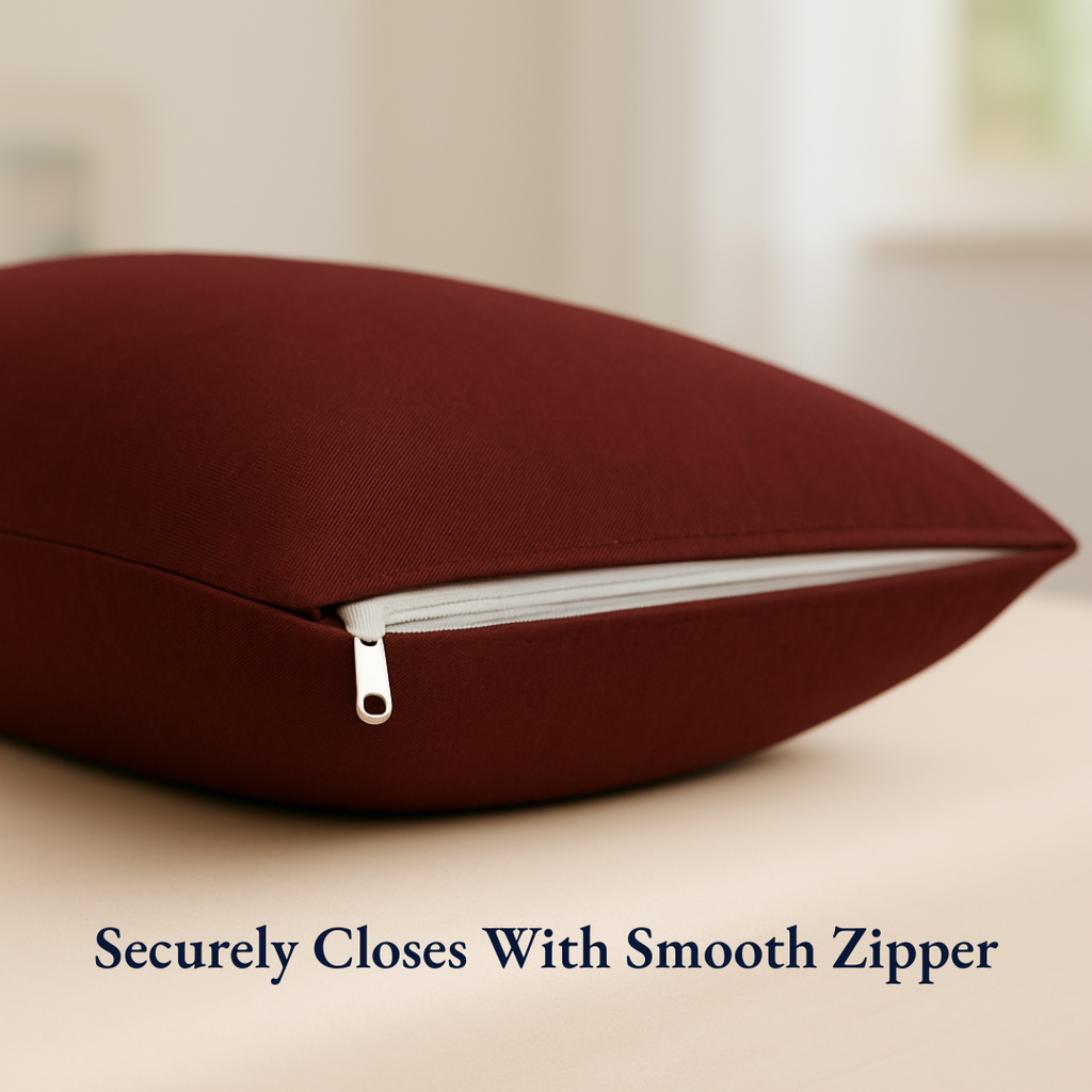 Pillow Protector Maroon