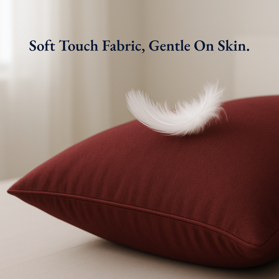 Pillow Protector Maroon