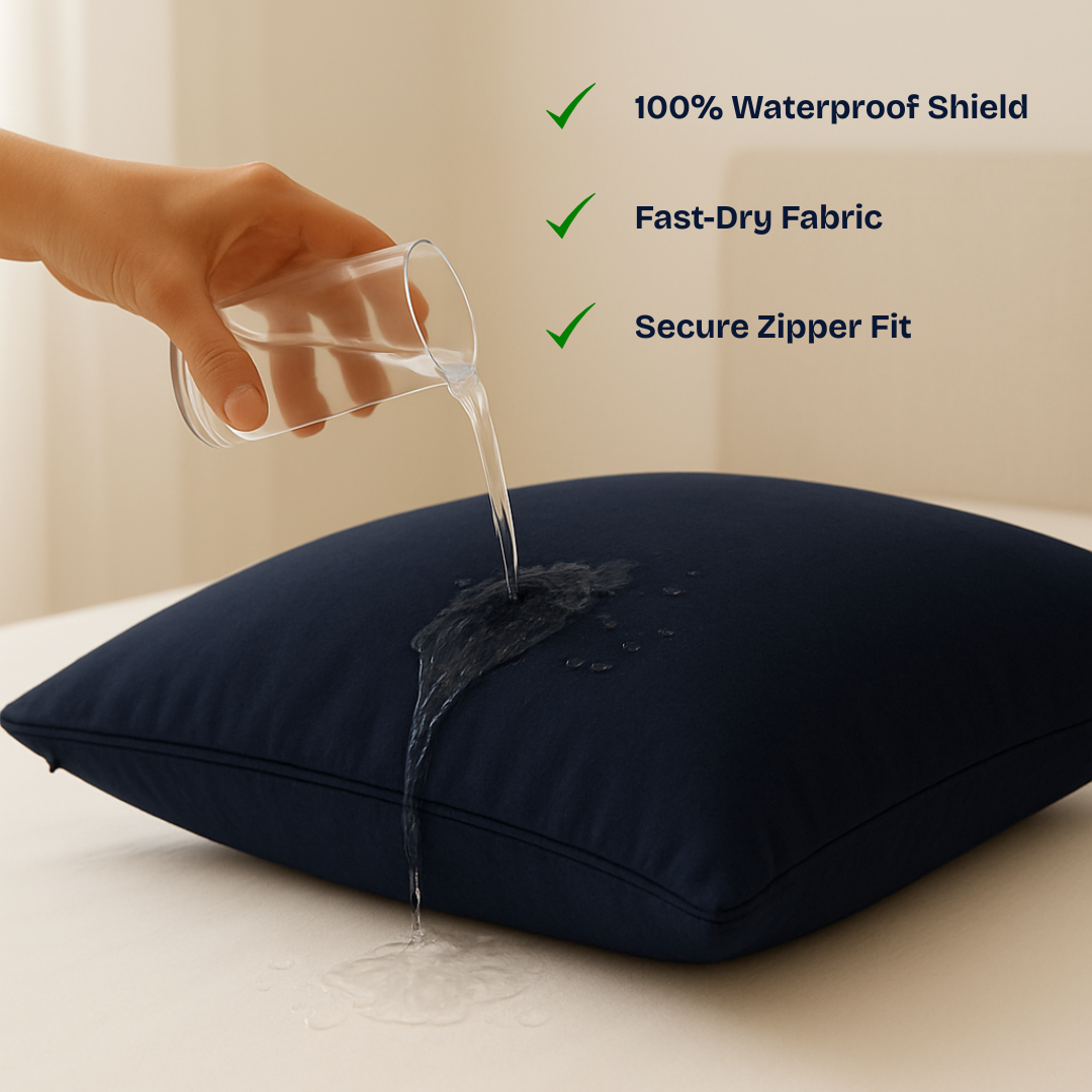 Pillow Protector Navy Blue