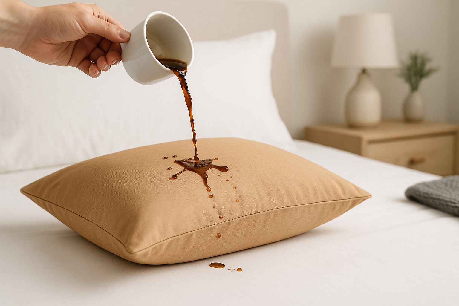 From bedtime tea spills to little kids’ surprise messes, your pillow stays safe, dry, and spotless.